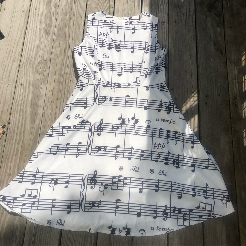 Magical music note pinup ModCloth party dress